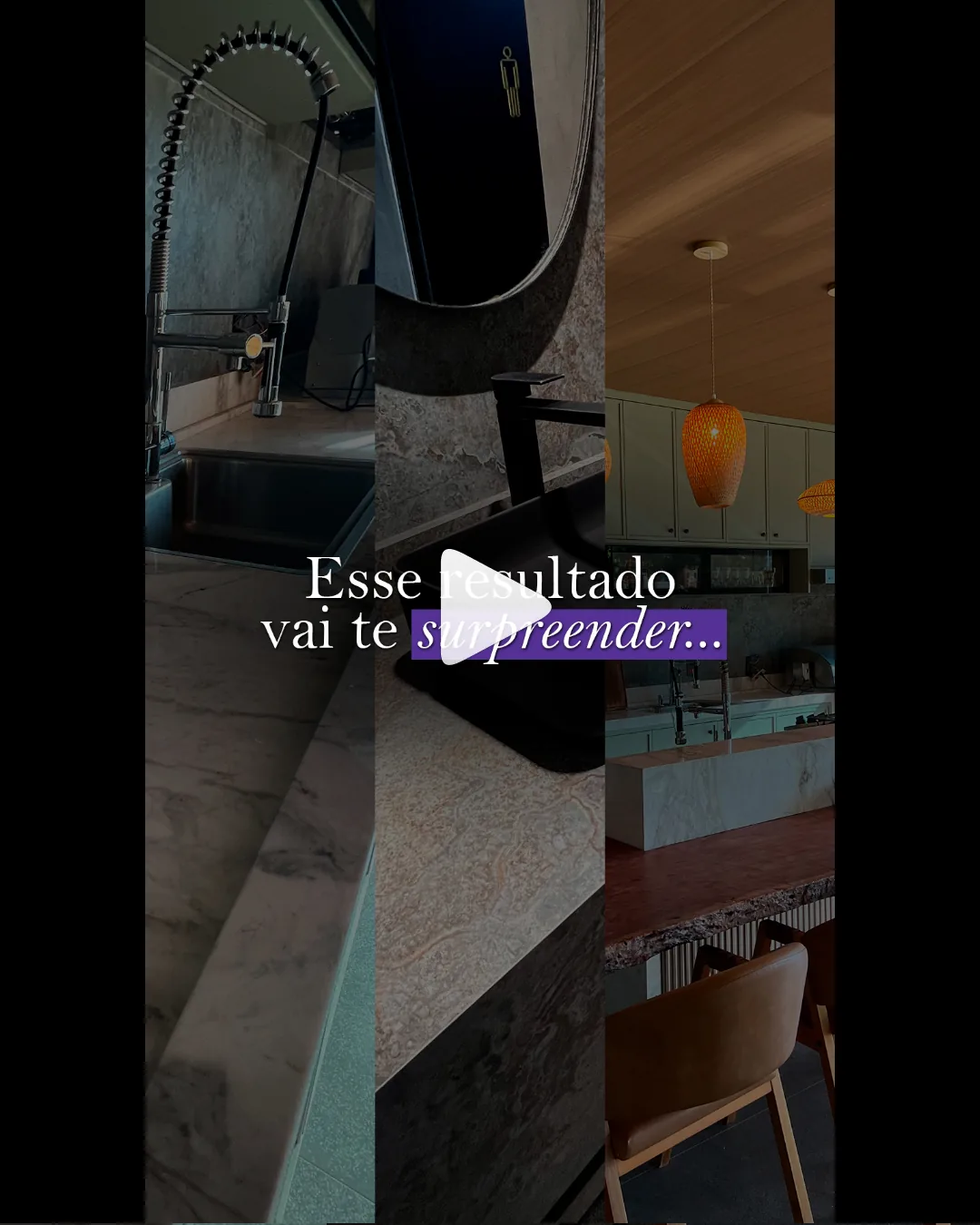 Post do Instagram: Branco Paraná com veios em sequência